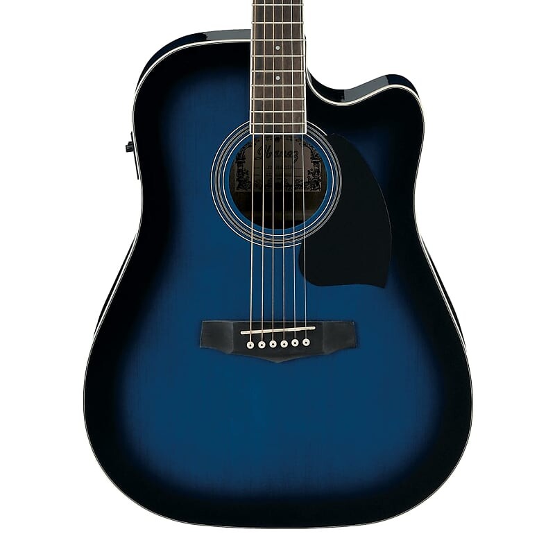 

Акустическая гитара Ibanez PF15ECE 6 String Right Handed Acoustic Electric Guitar TBS : Transparent Blue Sunburst High Gloss