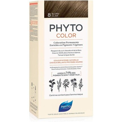 

Краска для волос Protocolor Box 8 Светло-русый 182 мл, Phyto