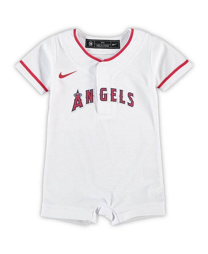 

Белый трикотажный комбинезон Los Angeles Angels для новорожденных Nike, белый