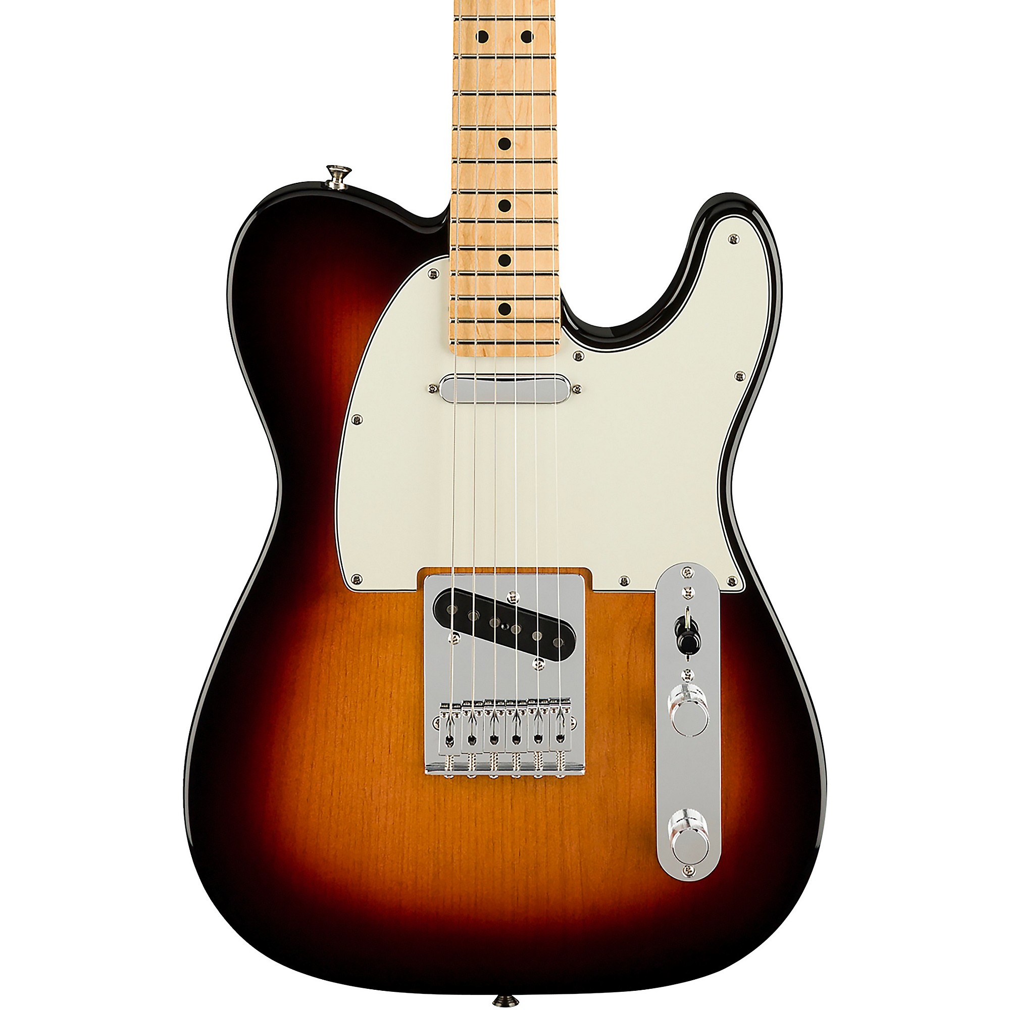 Электрогитара Fender Player Telecaster с кленовой накладкой, 3 цвета, Sunburst