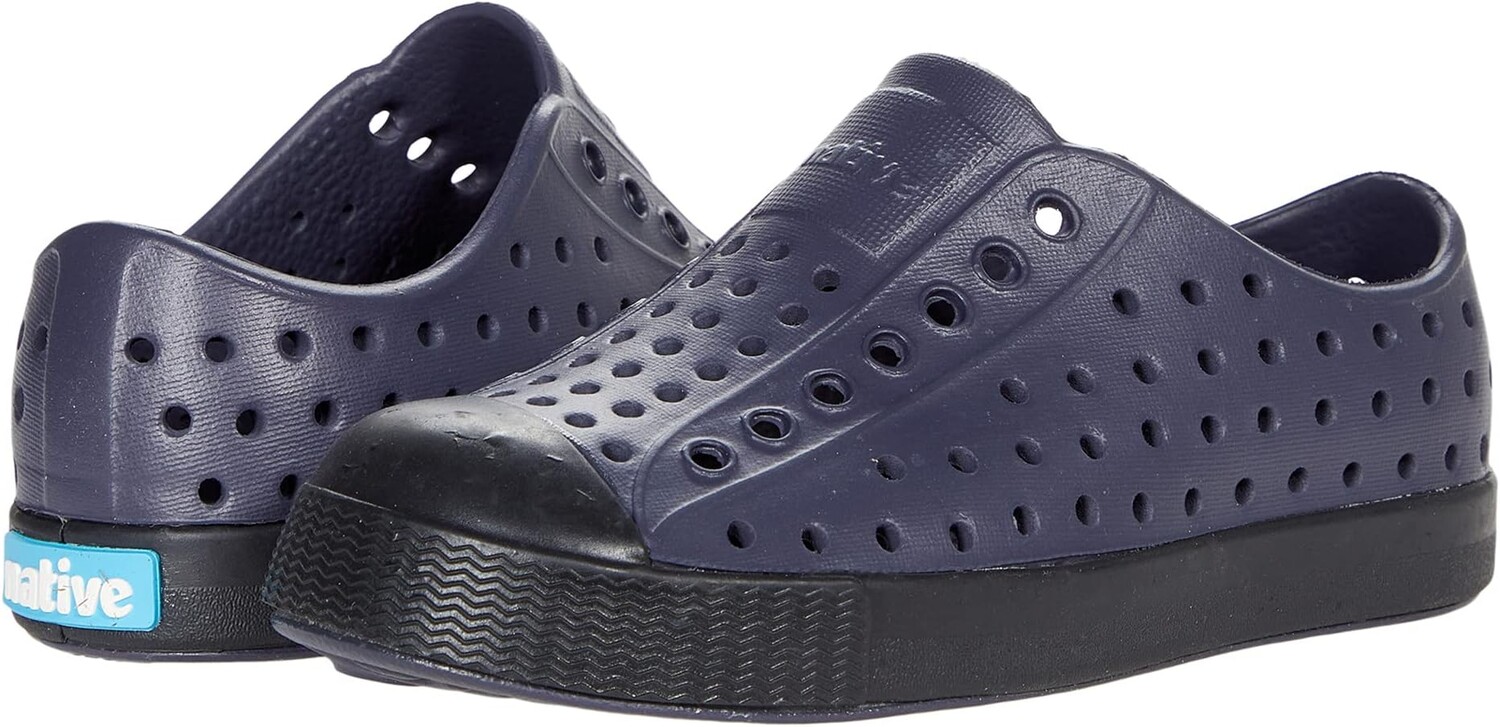 

Кроссовки Jefferson Bloom Slip-On Sneakers Native Shoes Kids, цвет Onyx/Ferrous Black/Jiffy Speckles