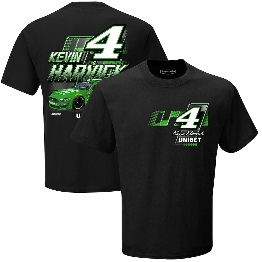 

Футболка с коротким рукавом Stewart-Haas Racing Team Collection Kevin Harvick, черный