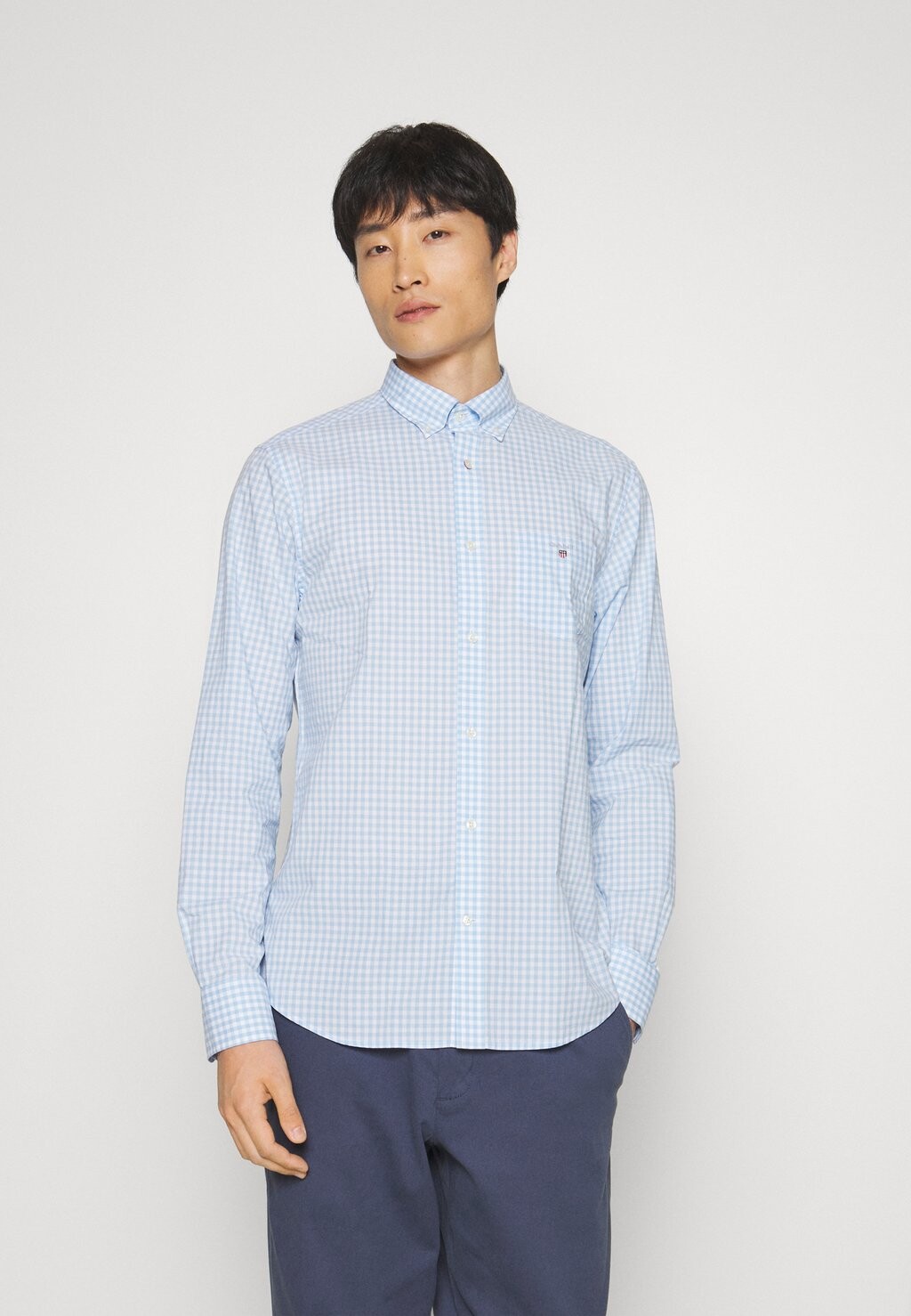 

Рубашка BROADCLOTH GINGHAM GANT, капри синий