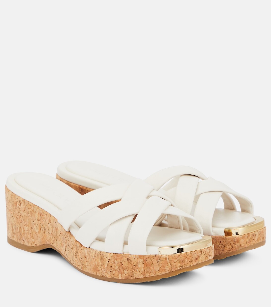 

Кожаные сандалии Maribou 50 Jimmy Choo, коричневый
