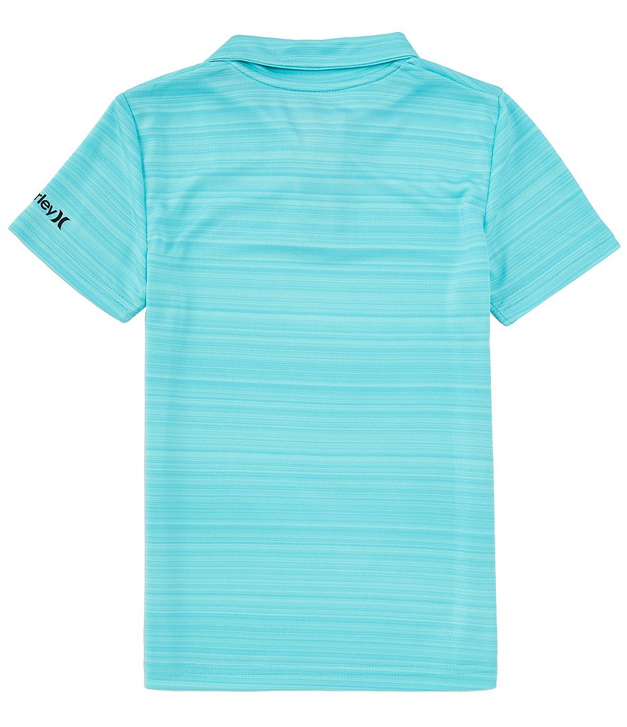 Рубашка-поло Hurley Big Boys 8-20 с короткими рукавами H2O-Dri Belmont, синий