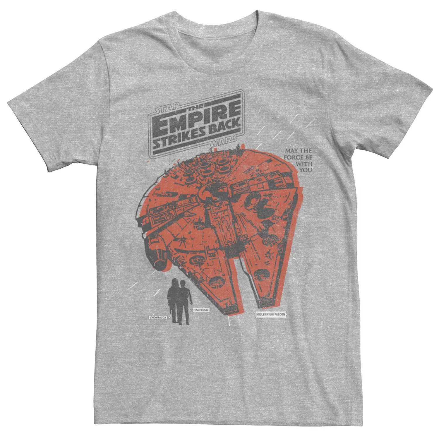 Мужская винтажная футболка Falcon Zoom Star Wars