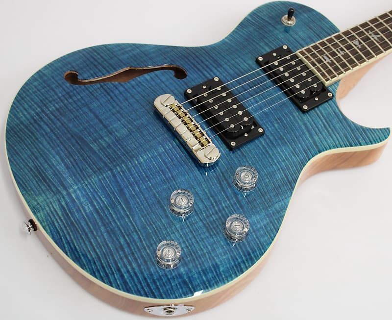 Электрогитара 2022 PRS SE Zach Myers Semi-Hollow Electric Guitar, Myers Blue