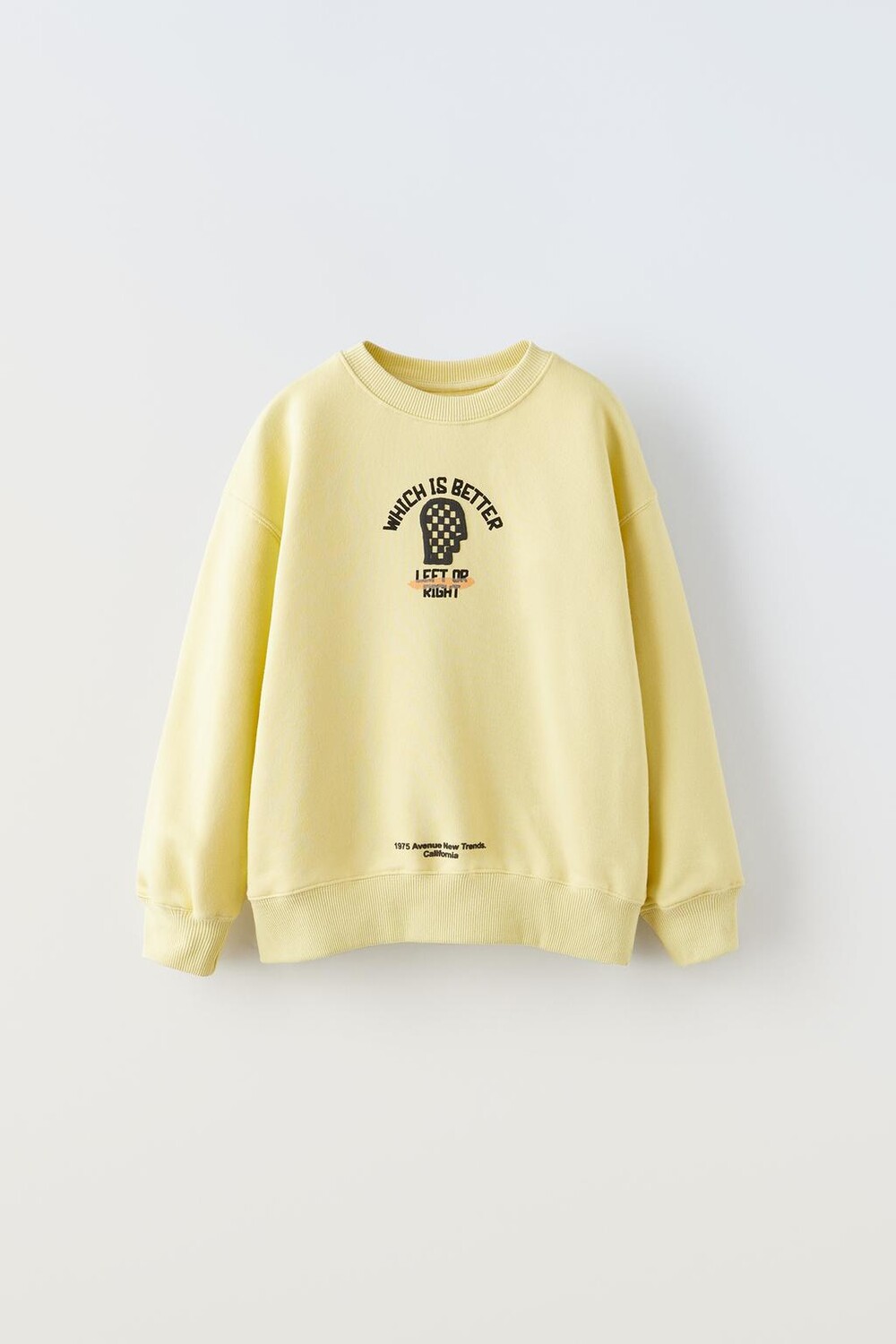 

Толстовка с поднятой головой ZARA, желтый