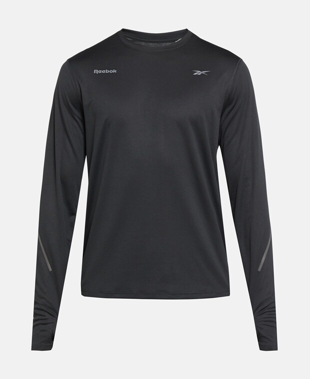 

Топ с длинными рукавами Reebok, черный