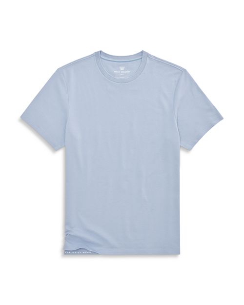 Серебряная футболка с круглым вырезом из пике Mack Weldon, цвет Blue тени mack andy розовый