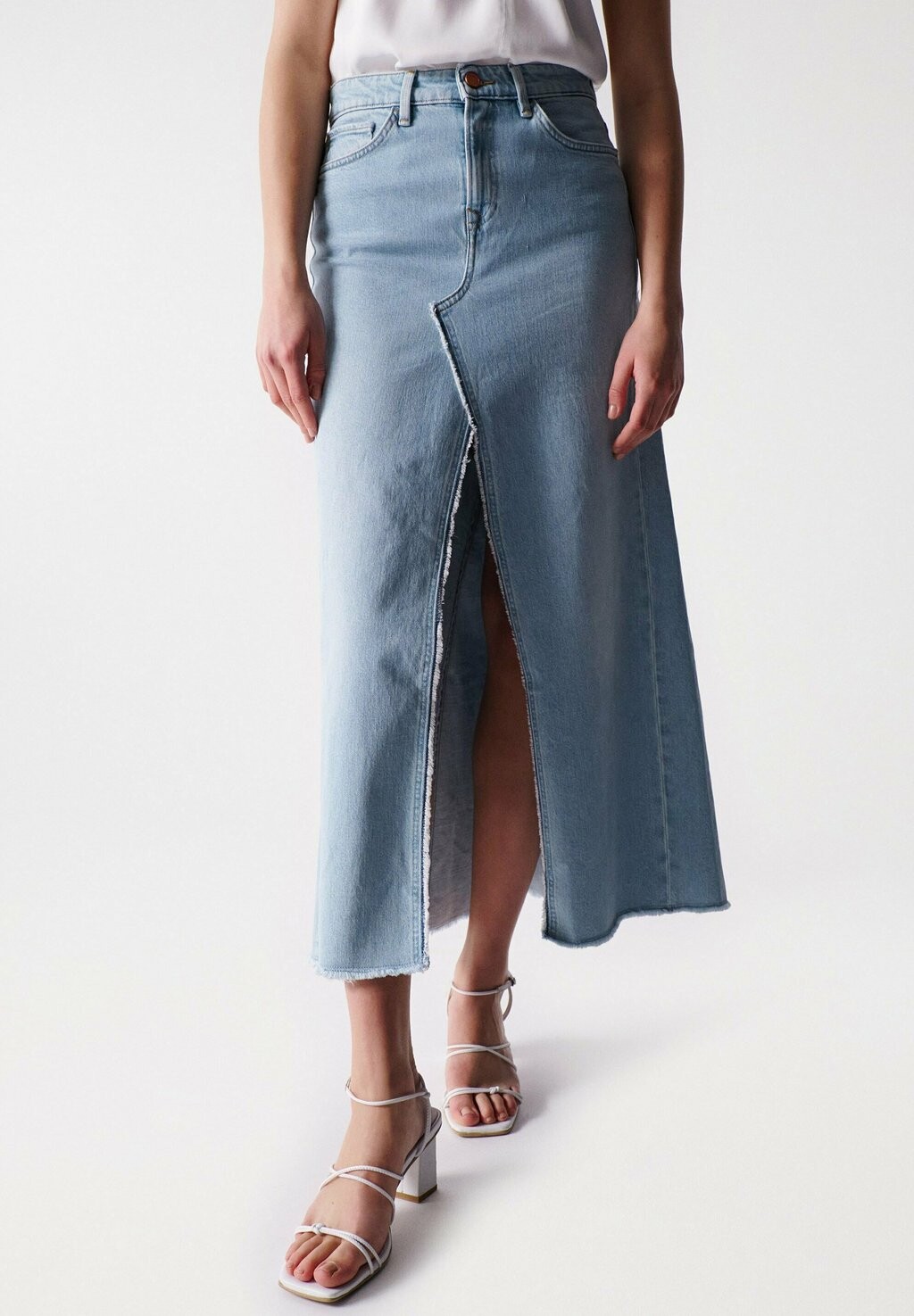 

Расклешенная юбка Salsa Jeans, зеленый