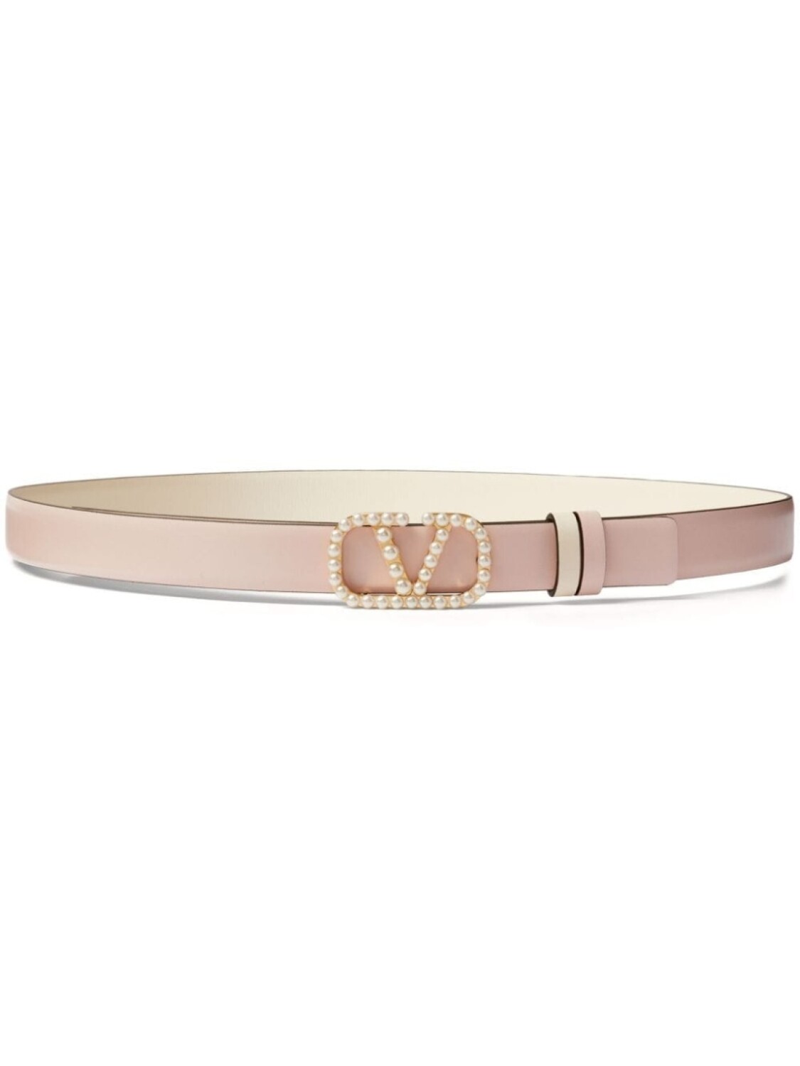 

Valentino Garavani двусторонний ремень с логотипом VLogo Signature, розовый