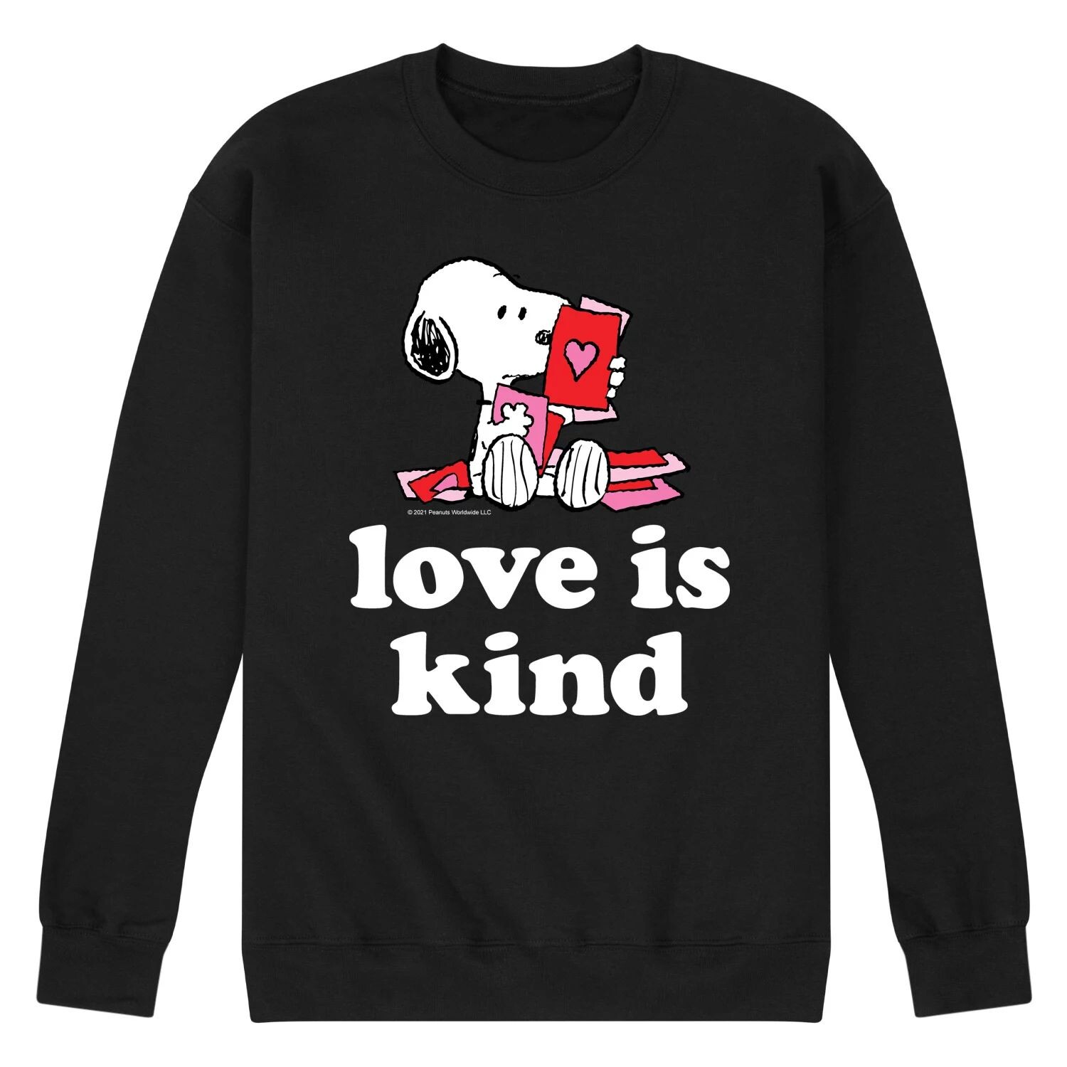 

Мужской свитшот Love Is Kind с арахисом Licensed Character