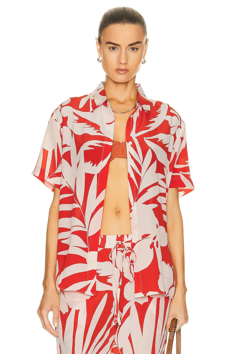 

Рубашка Matteau Short Sleeve, цвет Ginger Palm