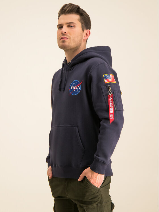 

Толстовка обычного кроя Alpha Industries, синий