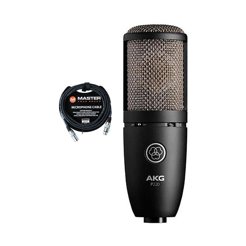 Конденсаторный микрофон AKG P220 студийный микрофон akg p220