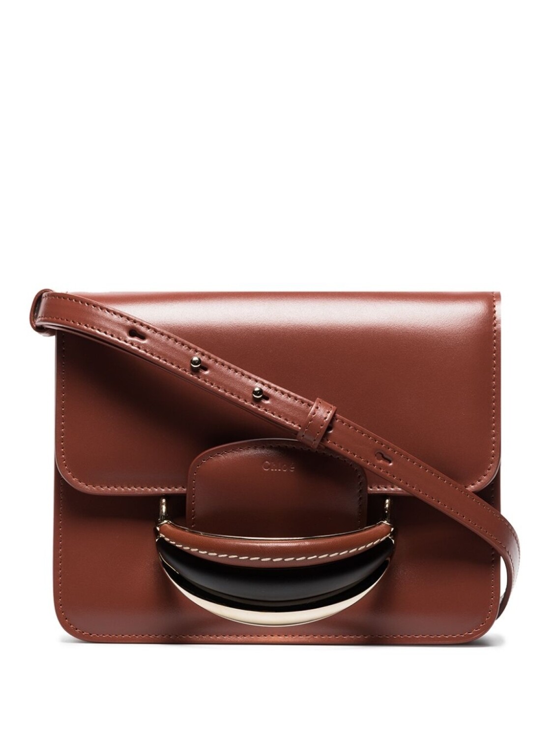 

Chloé сумка на плечо Kattie, коричневый