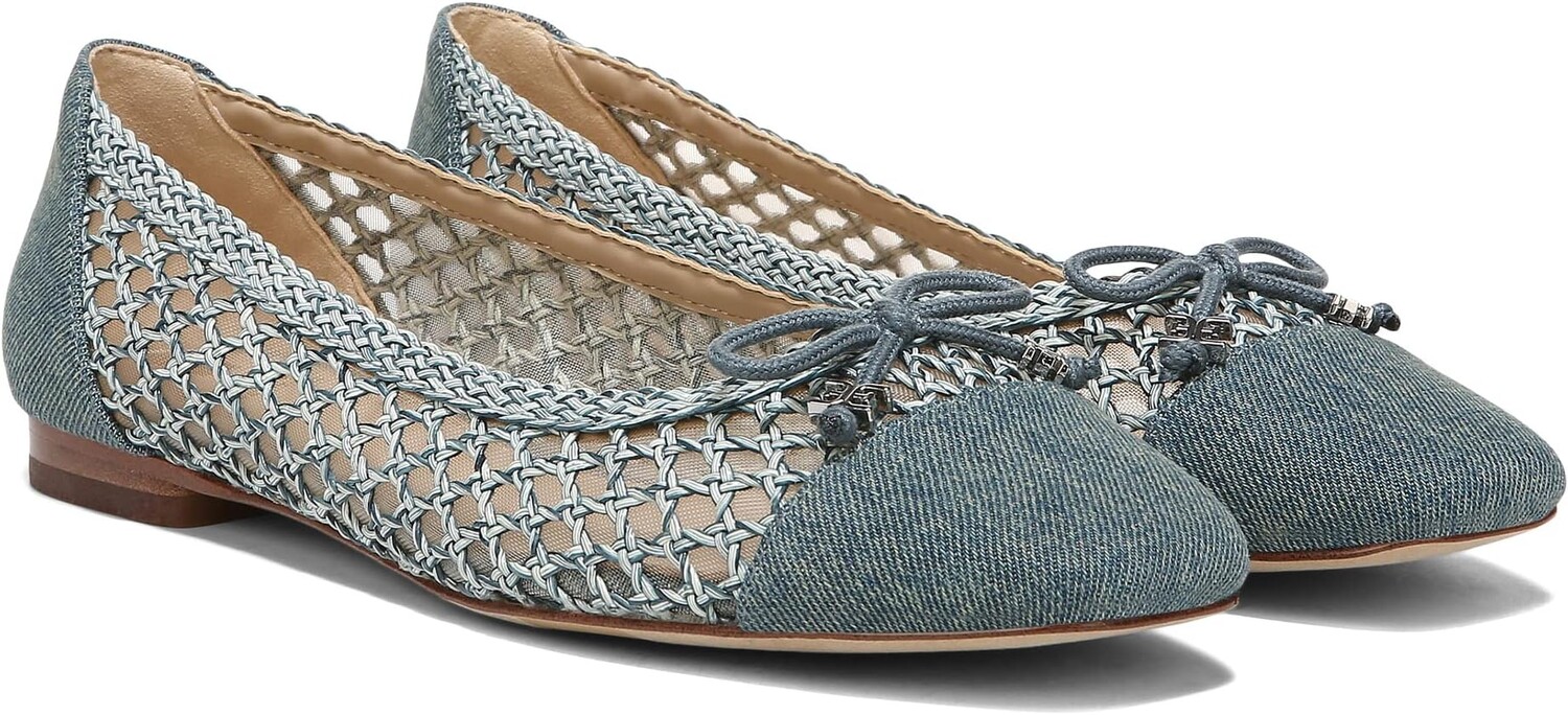 

Туфли на плоской подошве Sam Edelman May, цвет Washed New Blue