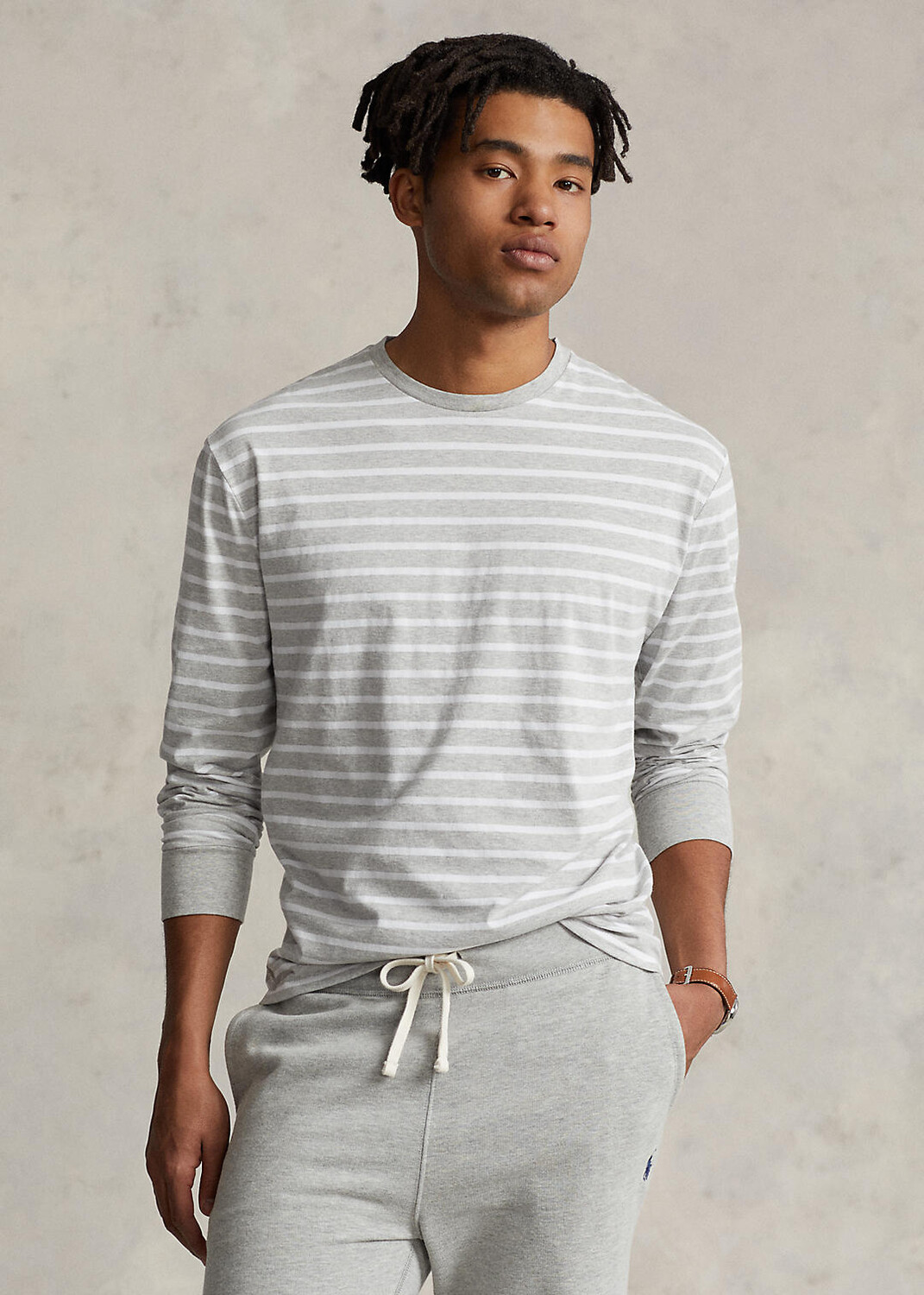 

Полосатая футболка классического кроя из джерси Ralph Lauren