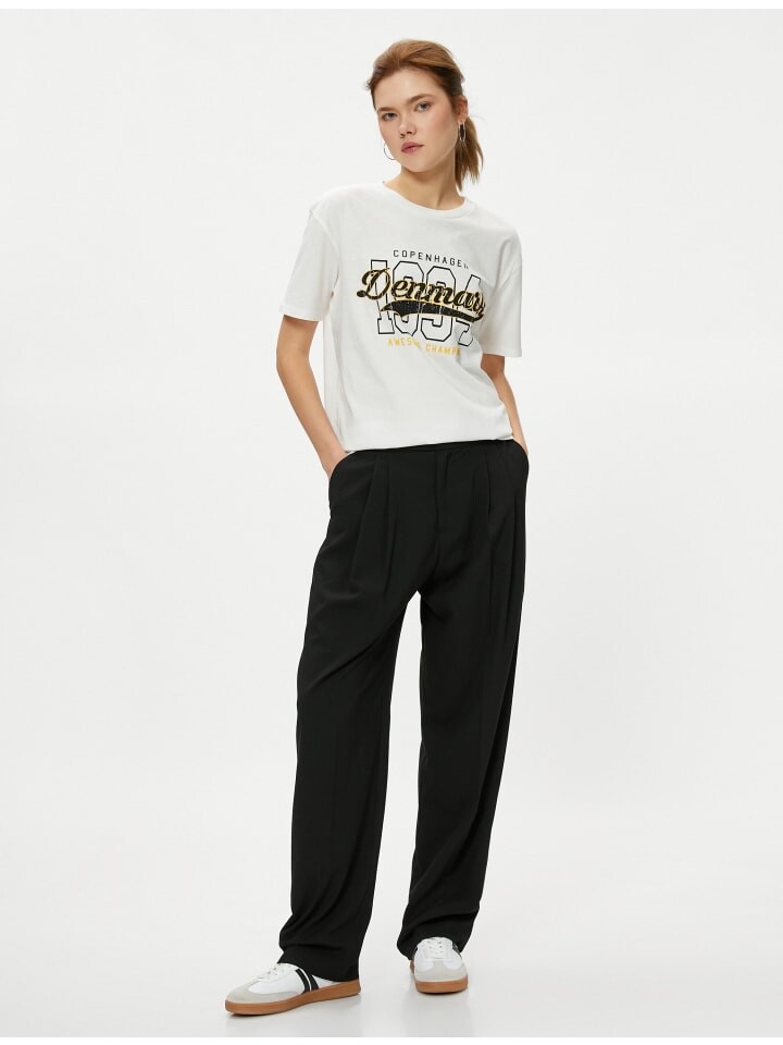 

Футболка KOTON T shirt, экрю