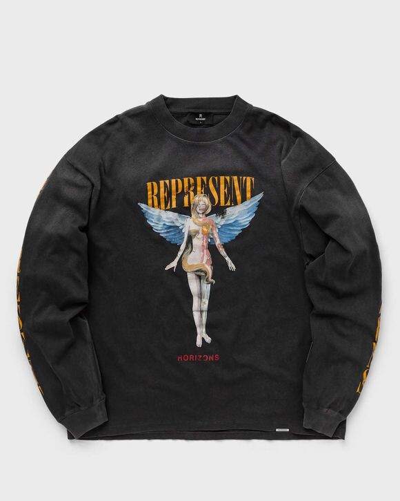 

Футболка Represent Reborn Long Sleeve T-Shirt, цвет aged black