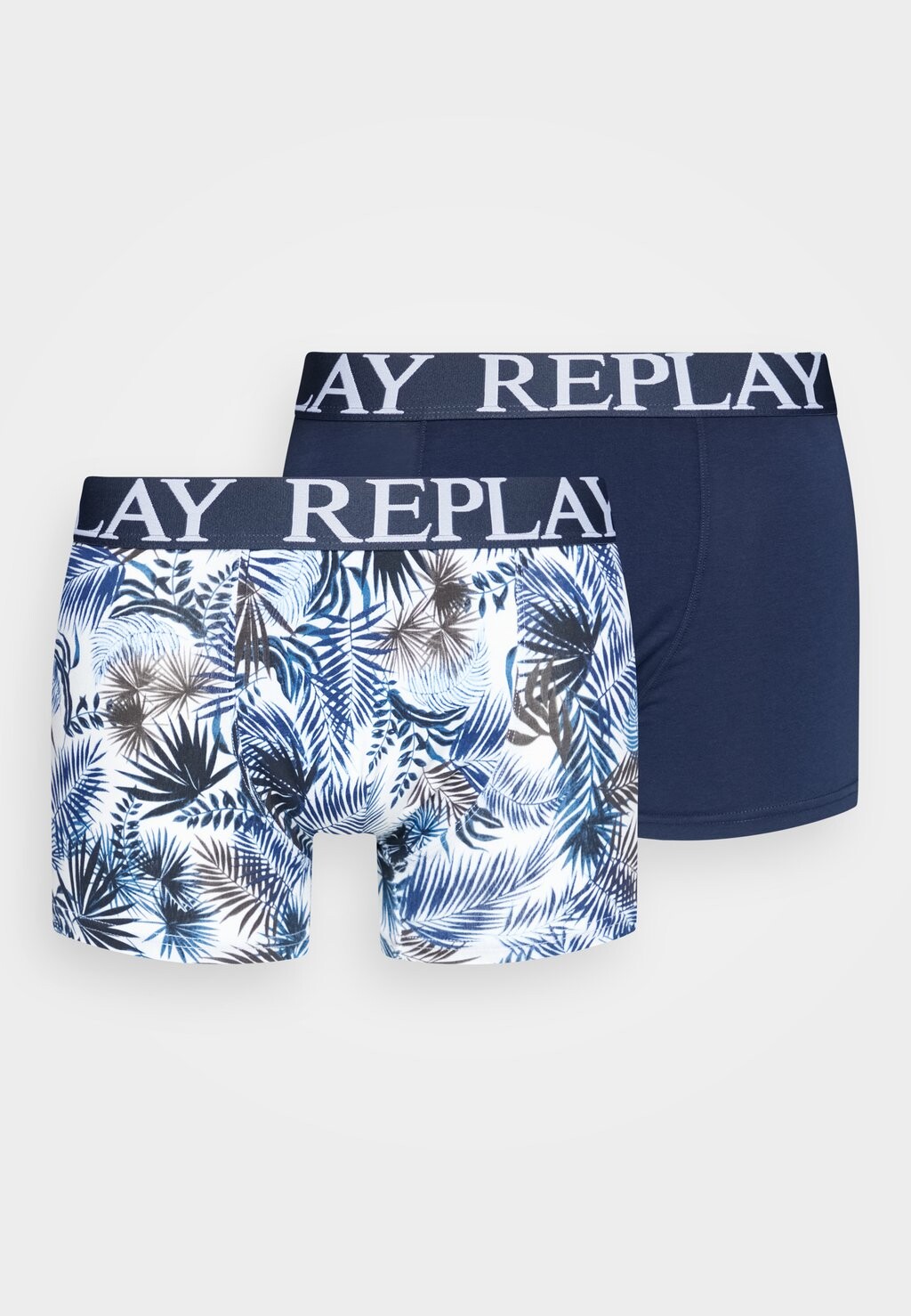 

Брюки BOXER STYLE FOLIAGE BOX 2 PACK Replay, темно-синий/серебристый