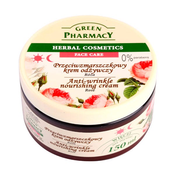 Питательный крем против морщин «Роза» 150 шт Green Pharmacy