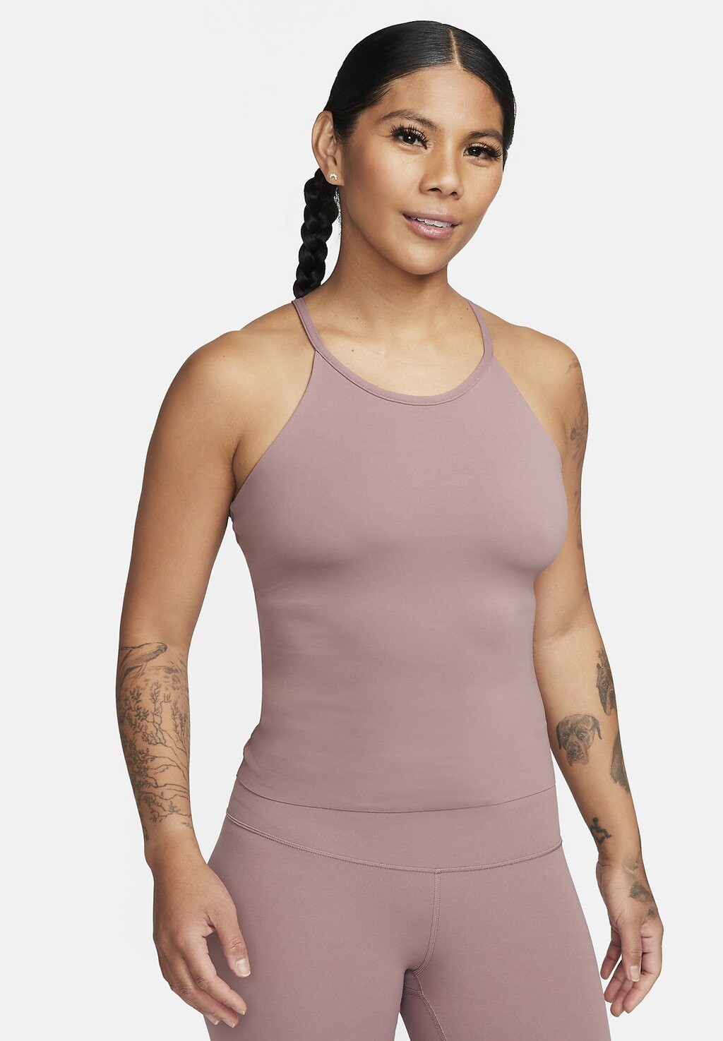 Топ ZENVY Nike, цвет smokey mauve white