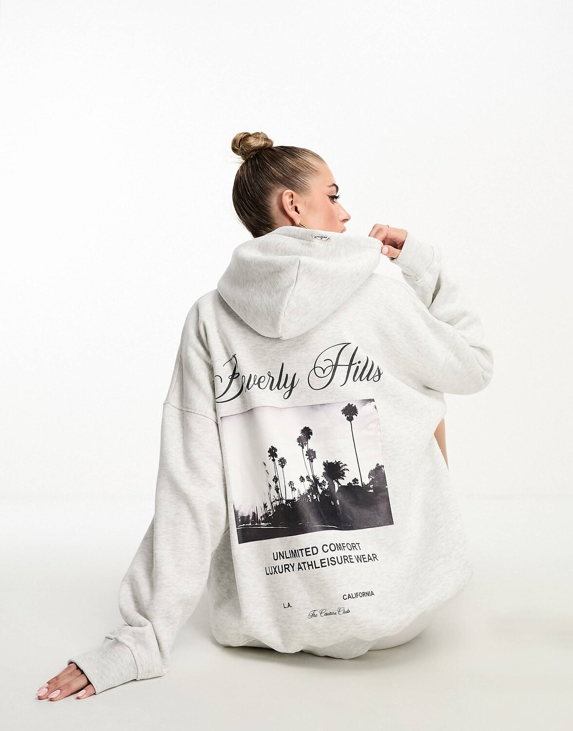 

Худи серого цвета The Couture Club Beverley Hills