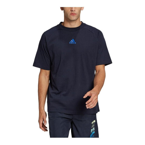 

Футболка Adidas Essentials Brandlove Single Jersey Tee 'Blue', синий