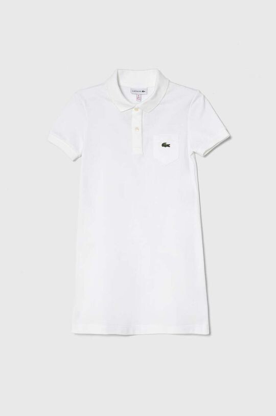 

Lacoste Детское хлопковое платье, белый