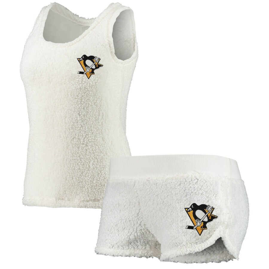 

Пижамный комплект Concepts Sport Pittsburgh Penguins, кремовый