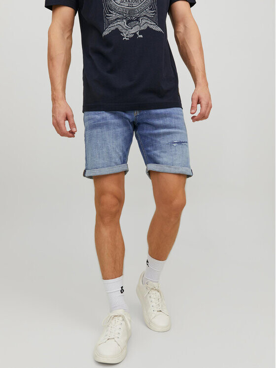 

Джинсовые шорты свободного кроя Jack&Jones, синий