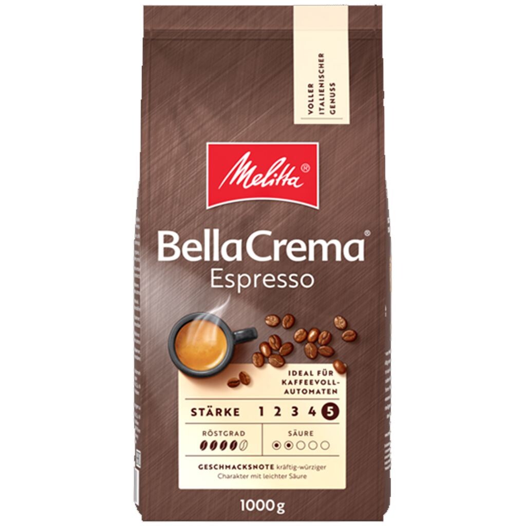 

Melitta Bella Crema Эспрессо, цельные зерна, 1000г