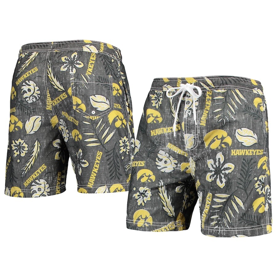 

Пляжные шорты Wes & Willy Iowa Hawkeyes, черный