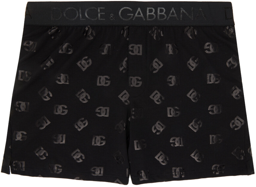 

Черные боксеры с принтом Dolce & Gabbana