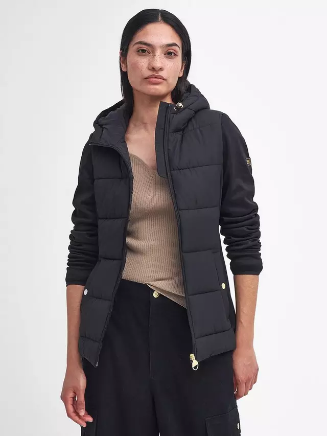 

Свитер Barbour International Bondar Quilted, черный