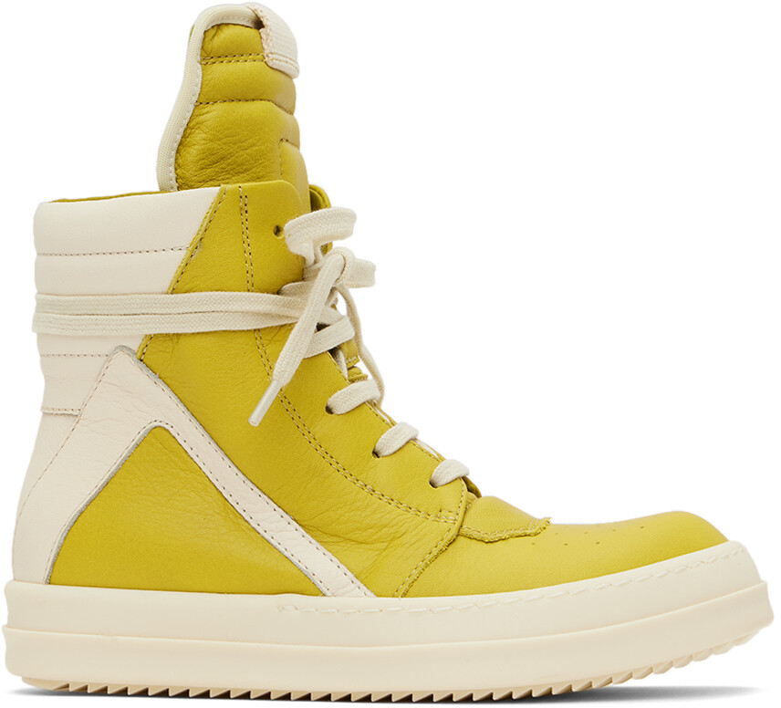 

Детские желтые и кремовые кроссовки Geobasket Rick Owens