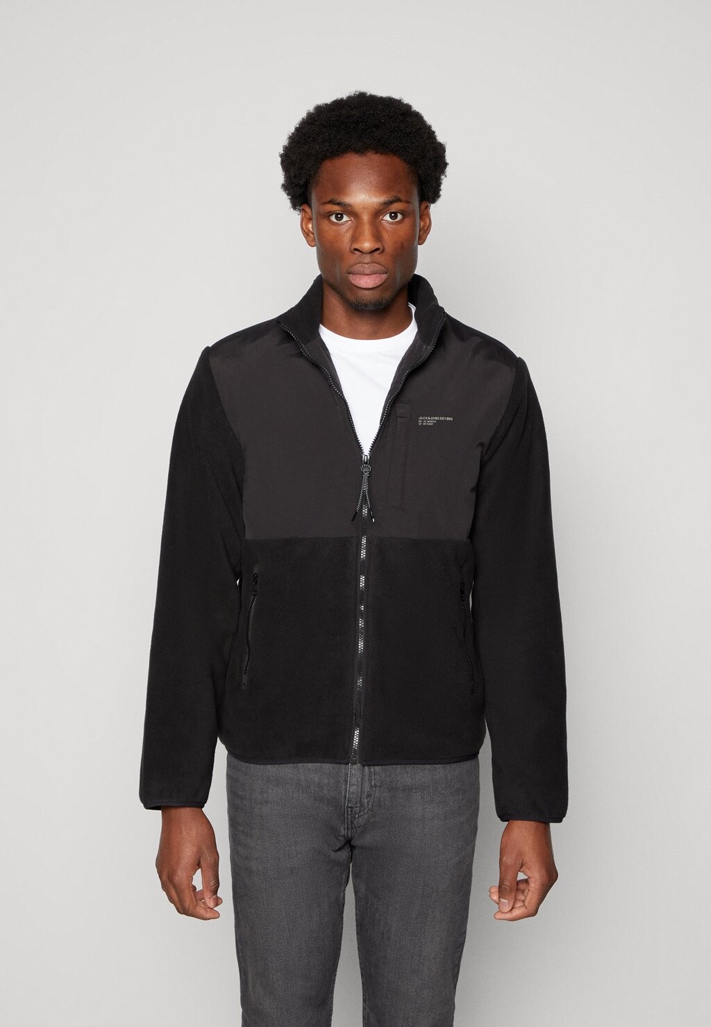 

Куртка флисовая Jack & Jones, черный