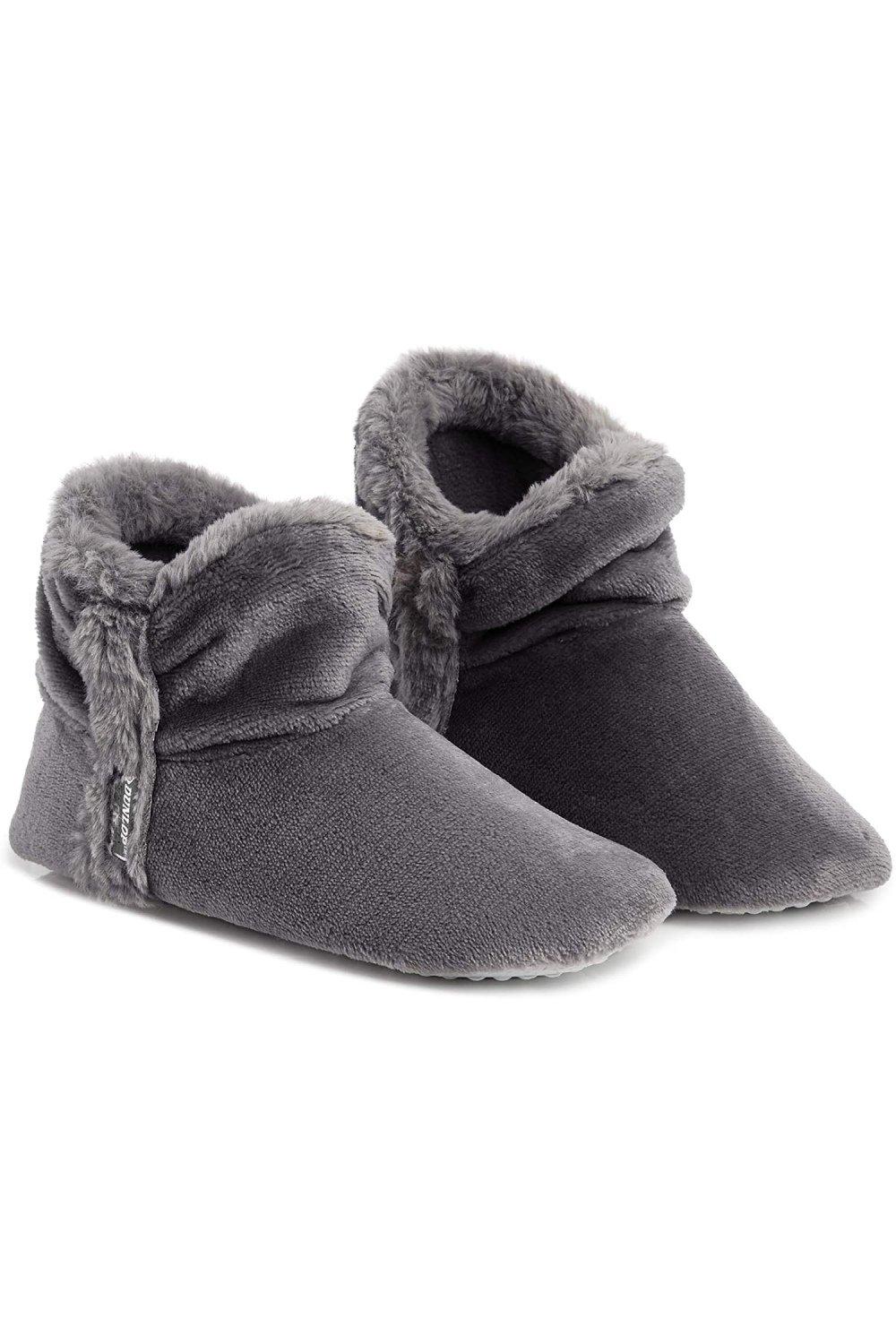 Тапочки-сапожки Dunlop, серый высококачественные теплые мягкие модные брендовые тапочки kocotree для мальчиков и девочек детская мультяшная обувь детские зимние тапочки
