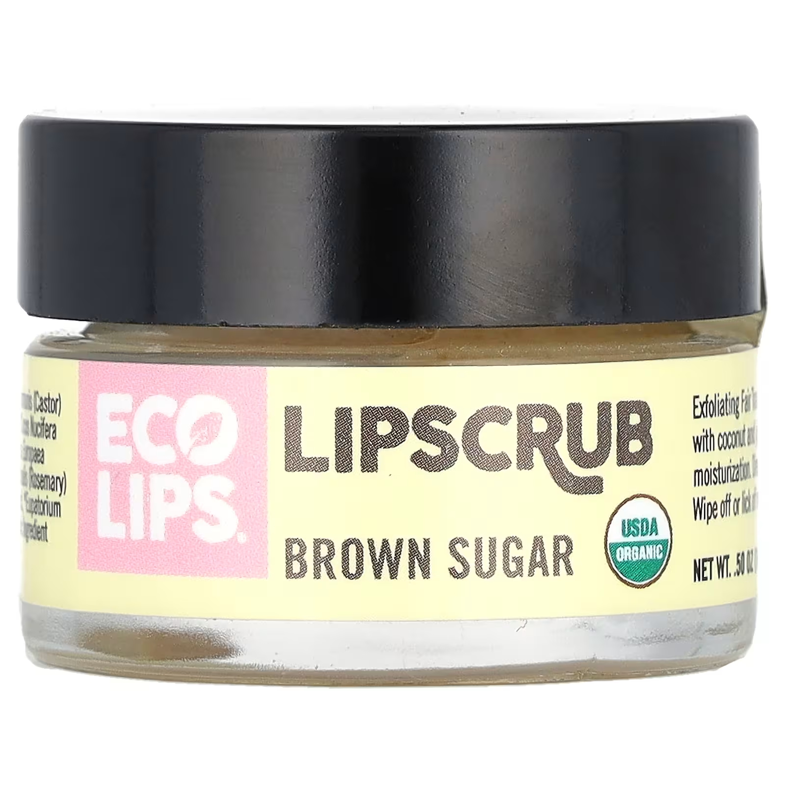 Скраб для губ с коричневым сахаром Eco Lips Inc. zozu отшелушивающий скраб для губ с коричневым сахаром 4 4 г 3 шт