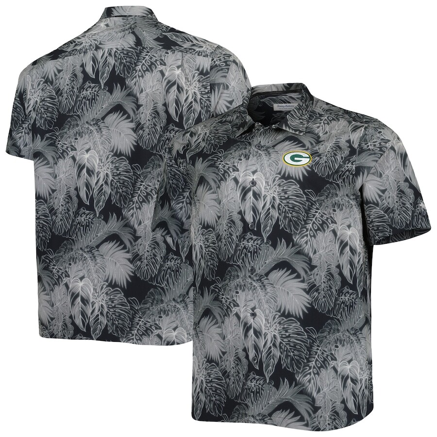 

Рубашка Tommy Bahama Green Bay Packers, черный