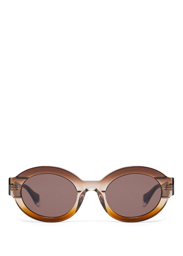 Cosima 6867 9 круглые светло-коричневые солнцезащитные очки унисекс Gigi Studios