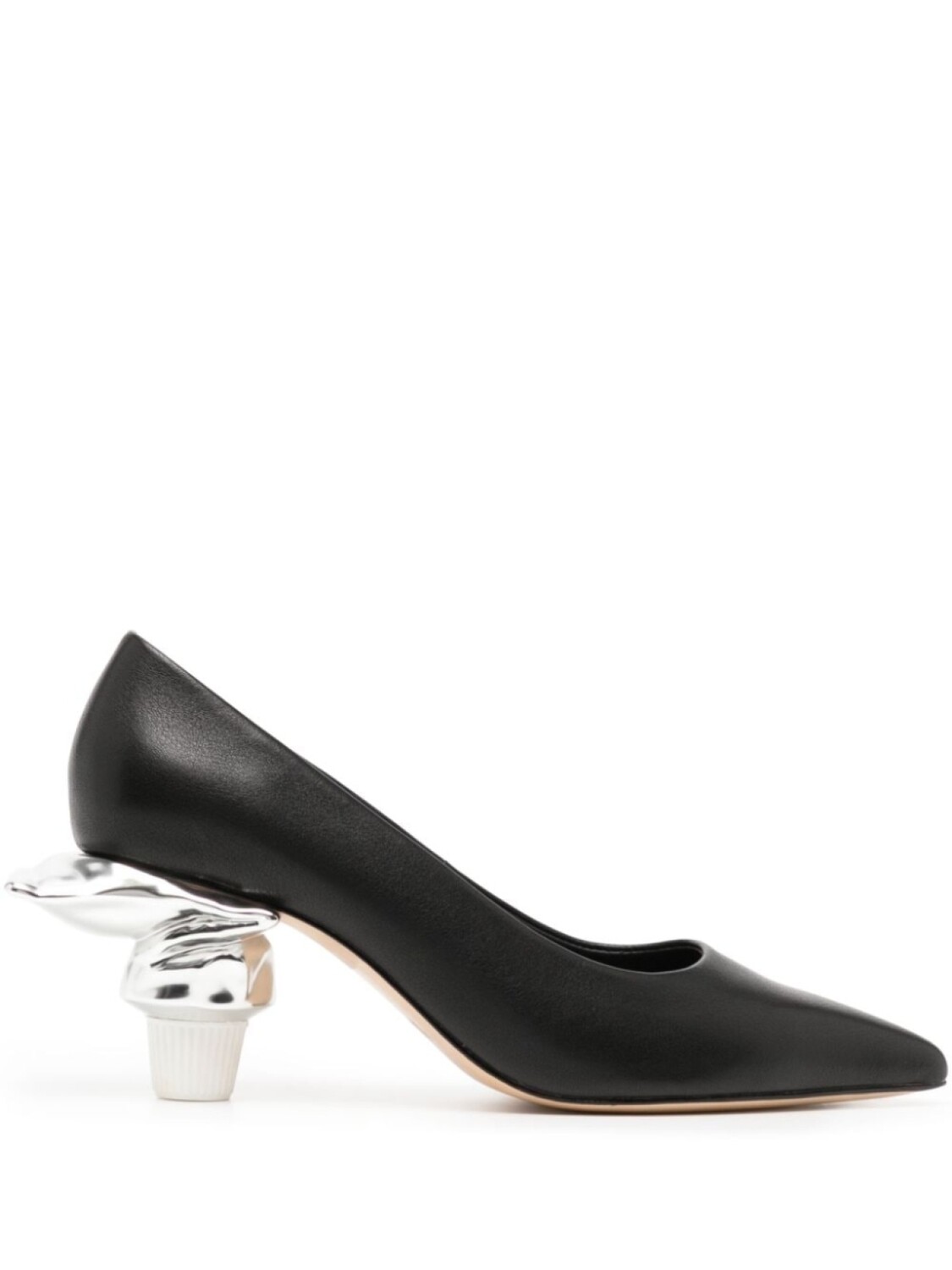 

Maison Mihara Yasuhiro туфли Toothpaste Heel 60, черный