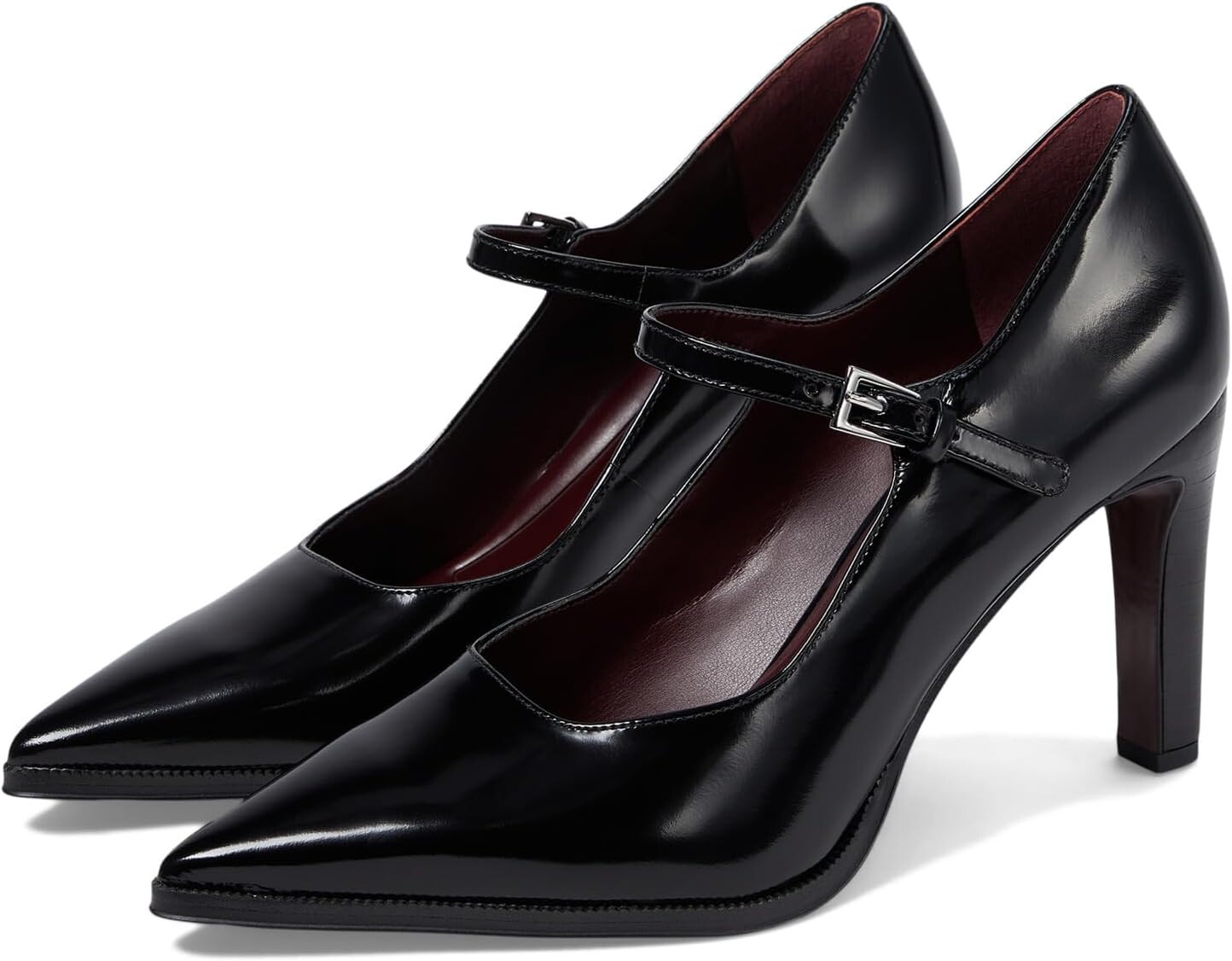 

Туфли Athena Pointed Toe Mary Jane Pumps Franco Sarto, черная кожа