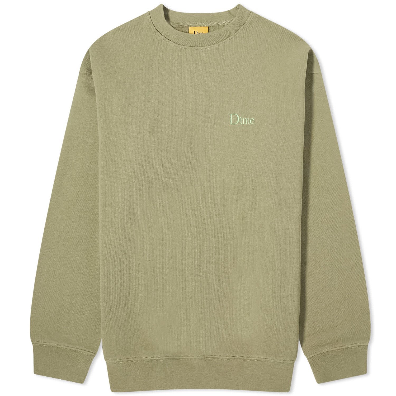 

Свитшот Dime Classic Small Logo, цвет Army Green