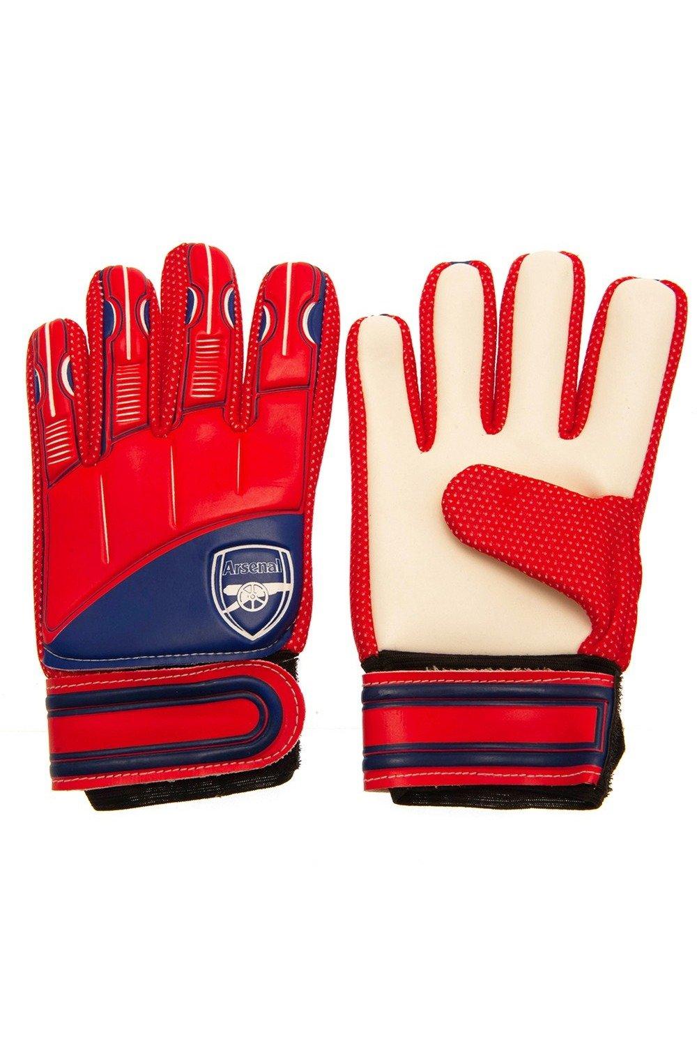 Вратарские перчатки Delta Crest Arsenal FC, красный перчатки вратарские demix красный