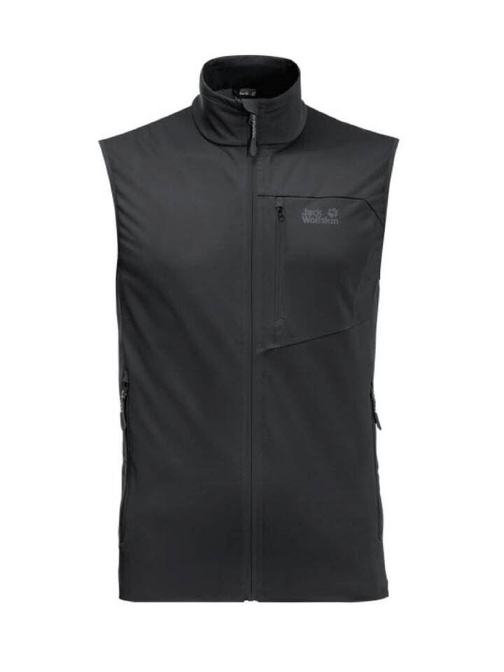 

Утепленный жилет Jack Wolfskin, черный