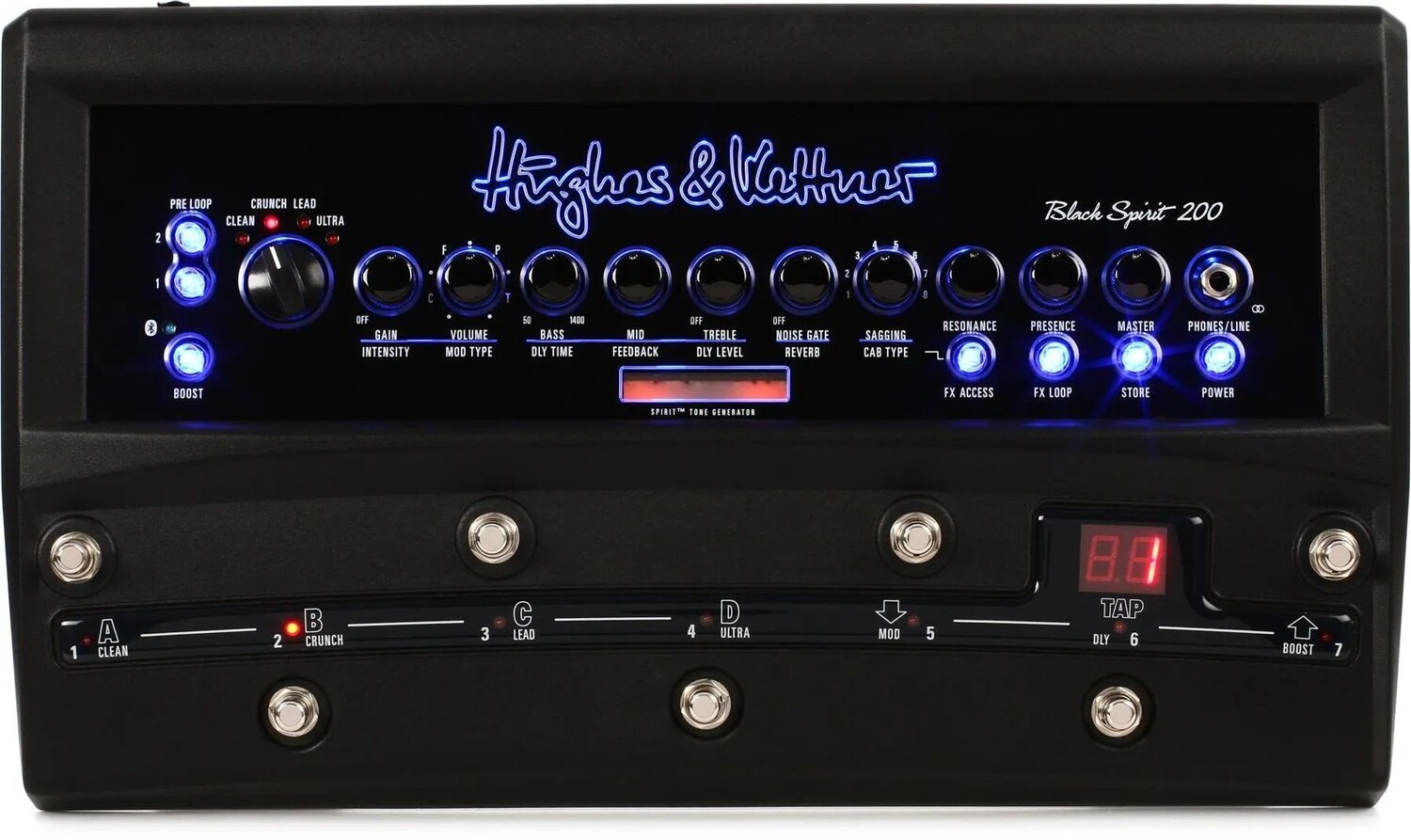 

Hughes & Kettner Black Spirit 200 — напольный усилитель мощностью 200 Вт