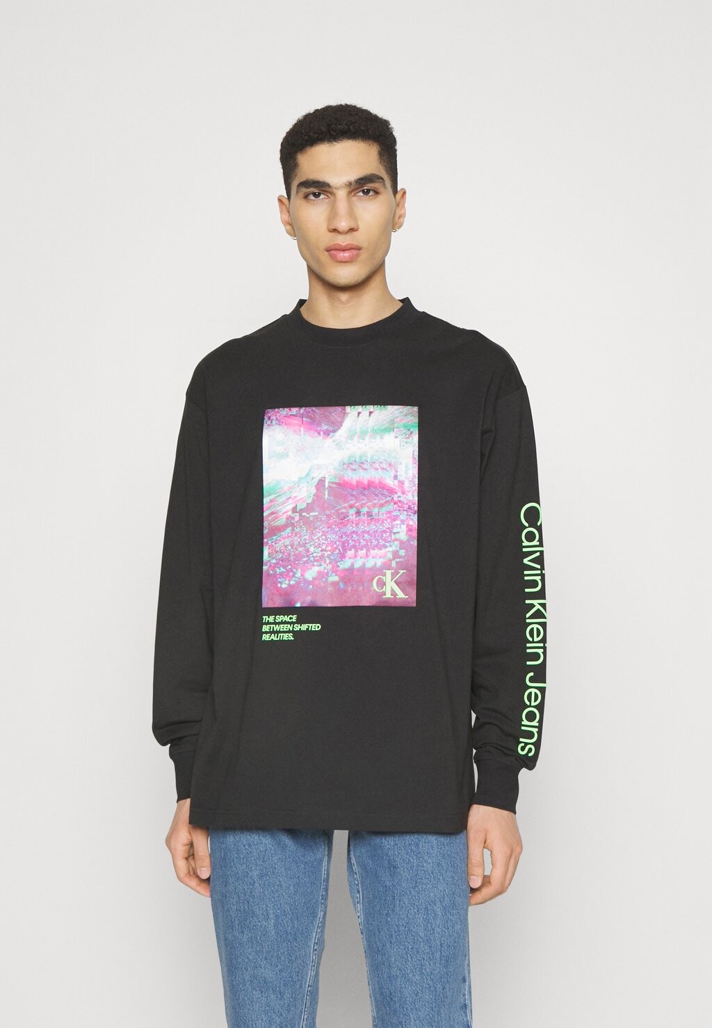 

Рубашка с длинным рукавом Calvin Klein Jeans, черный